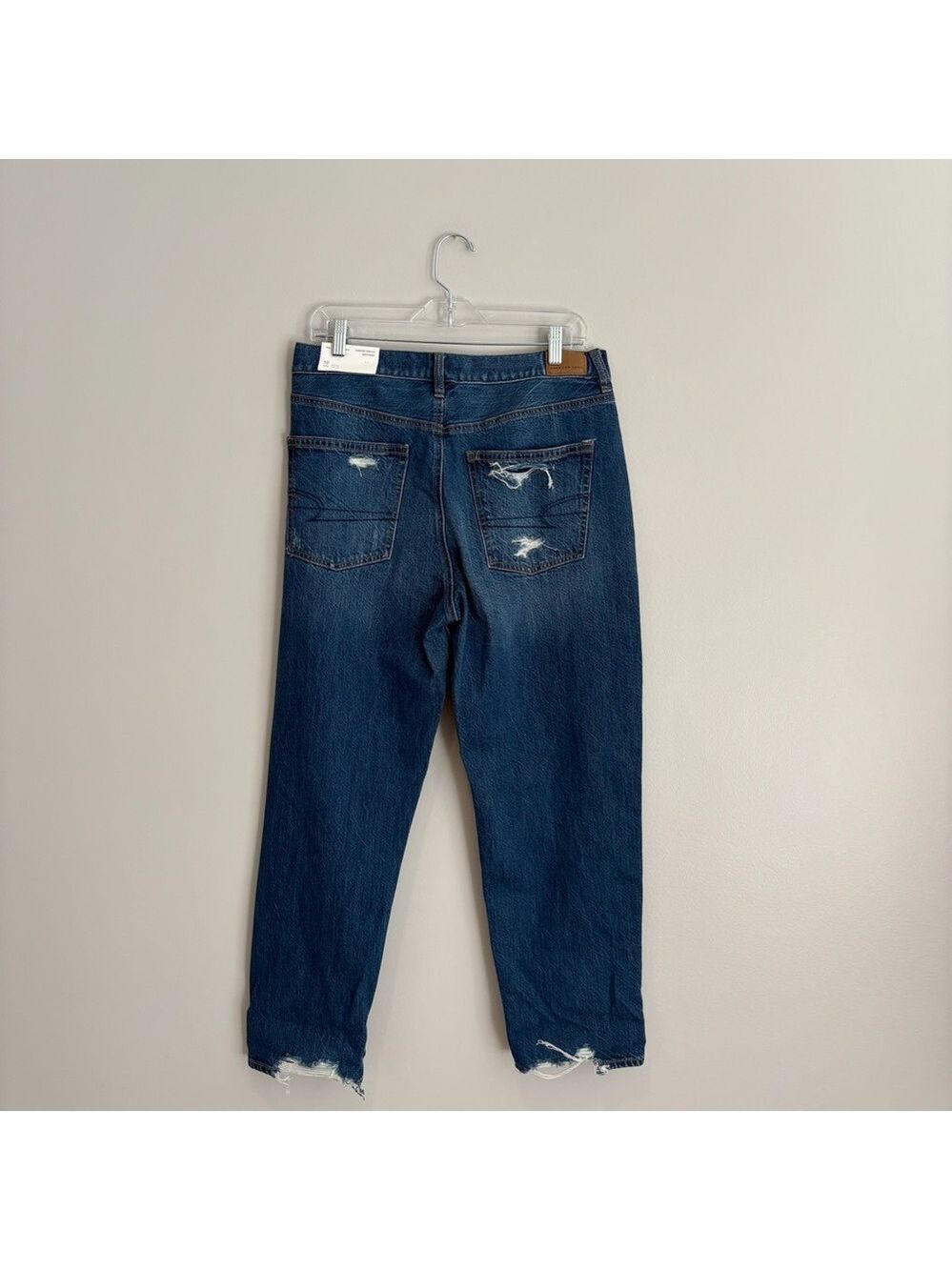 American Eagle Outfitters Classic 90’s Deep End Comfort Stretch Blue Denim Jeans - Picture 2 of 7